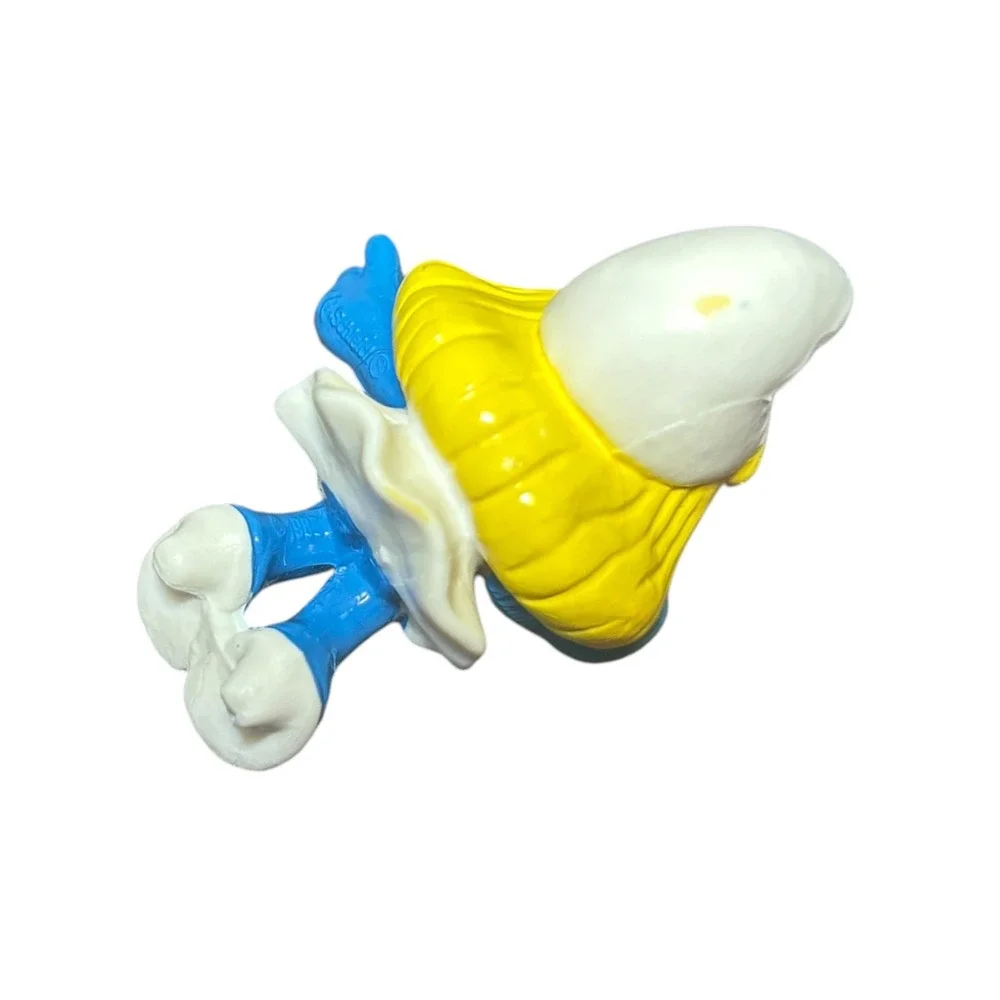Vintage Schleich Super Smurf Smurfette Vanity Table Germany China Variant